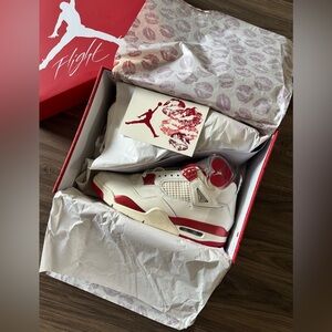 Jordan 4 Retro “Valentine’s Day Sierra Red” Men’s 11
